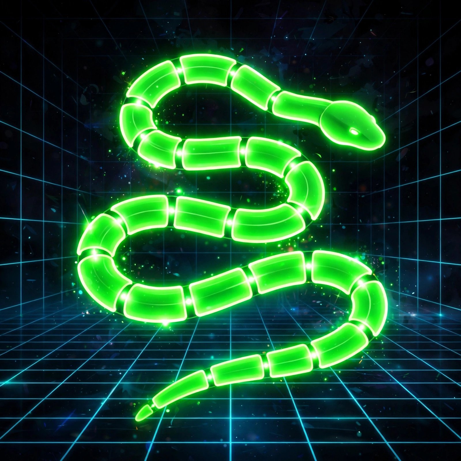 Neon Snake game thumbnail